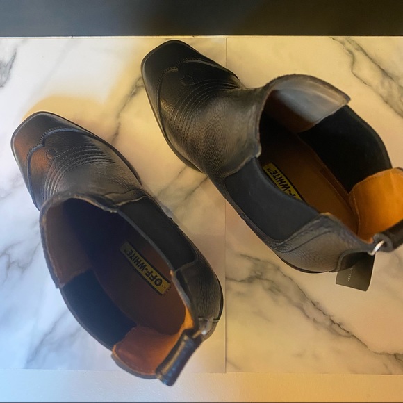 $500 OFF-WHITE High Heel Cowboy Bootie - Picture 15 of 16